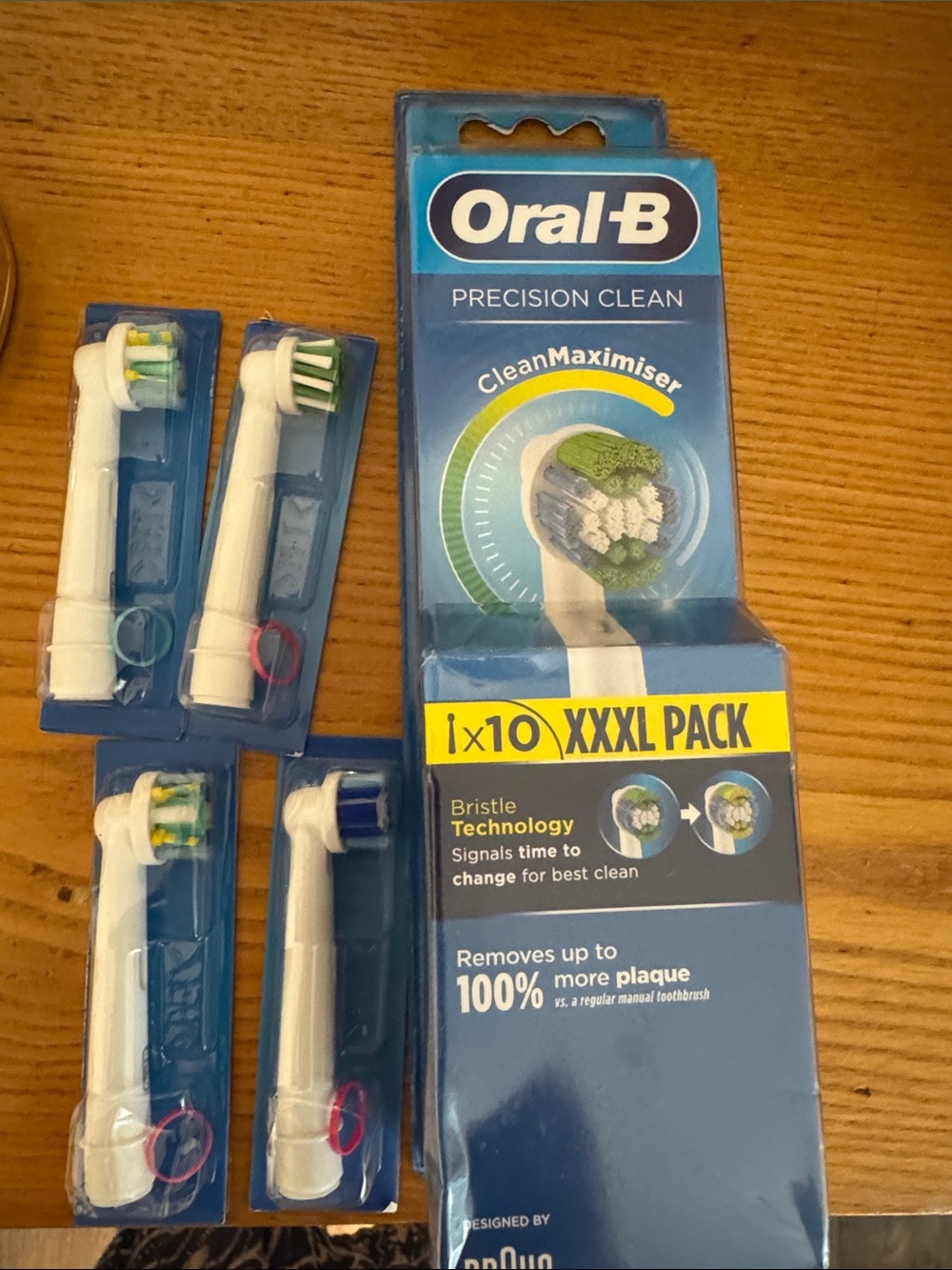 Precision Clean Replacement Brush Heads - White Oral -B Pulsonic i0